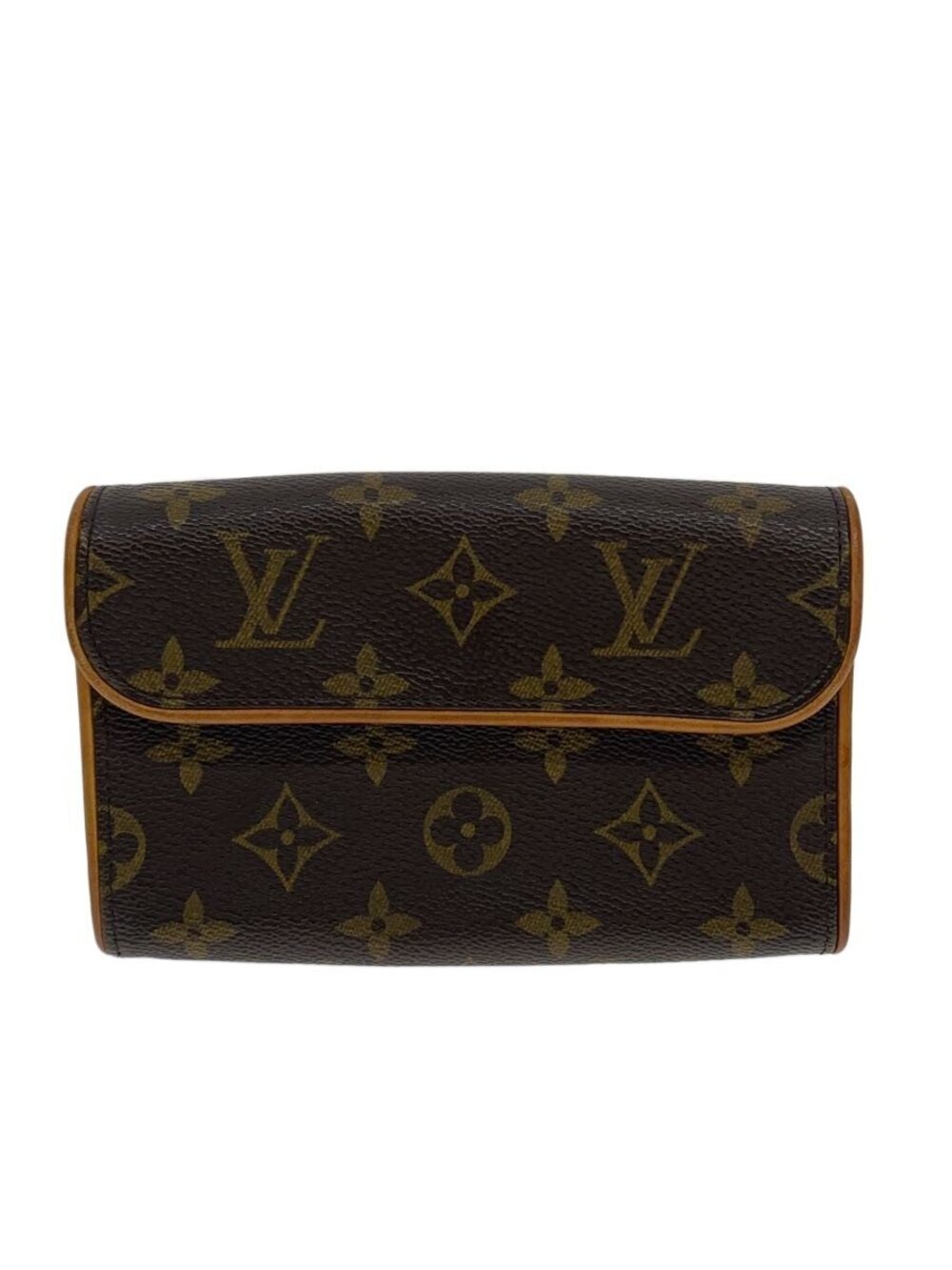 Louis Vuitton Pochette FlorentineMonogram Canvas Pouch Brown